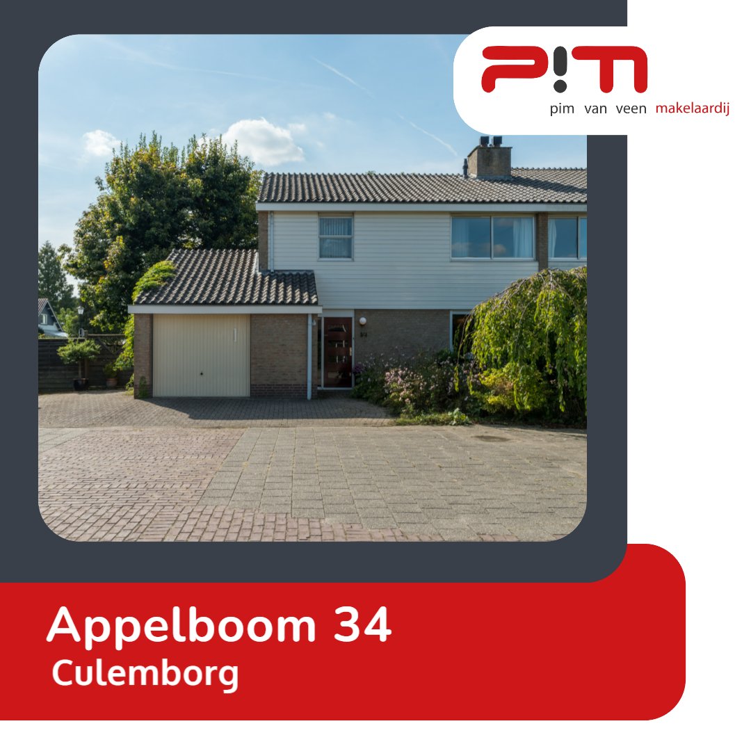 OPEN HUIS zaterdag 28 januari van 10.00-12.00 uur ! 
 
👀 Kom je kijken? Je bent welkom zonder afspraak. 

mve.to/JUTwoO3me6

#PimvanVeenMakelaardij #TeKoop #Culemborg