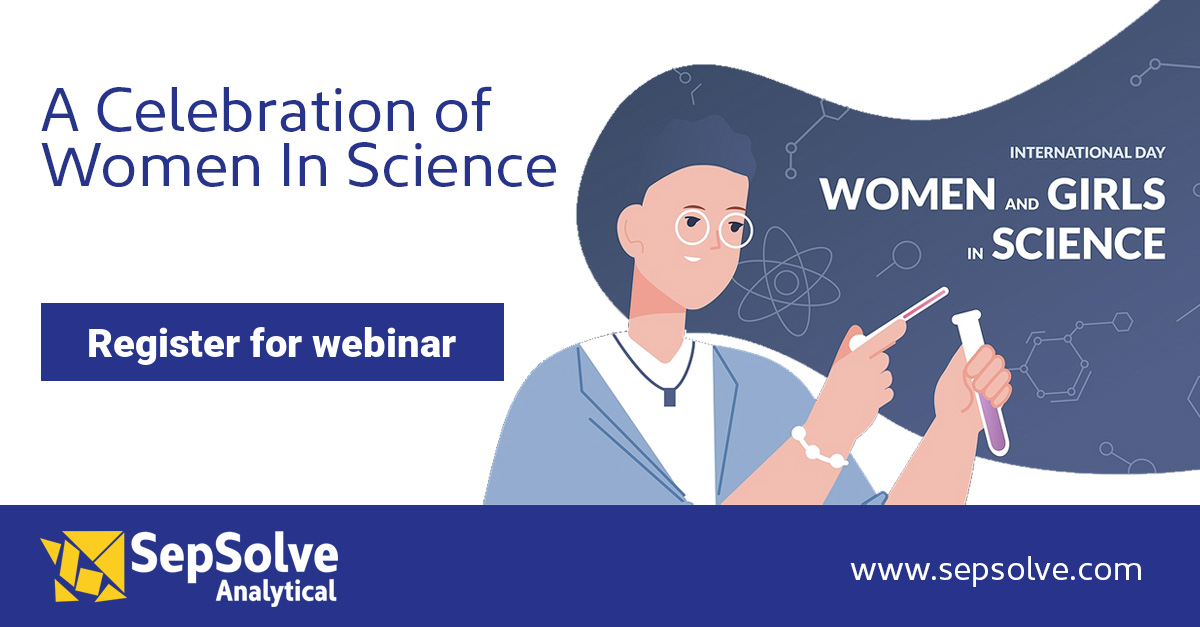 SepSolve's tweet image. 👩‍🔬 Join us on 10 Feb, when we’ll be hosting an eSeminar to mark International Day of #womeninscience 

Our 3 presenters are female leaders in the field of gas chrom – each with unique expertise &amp;amp; discoveries to share from very different sectors ➡️ loom.ly/A_Kcez4