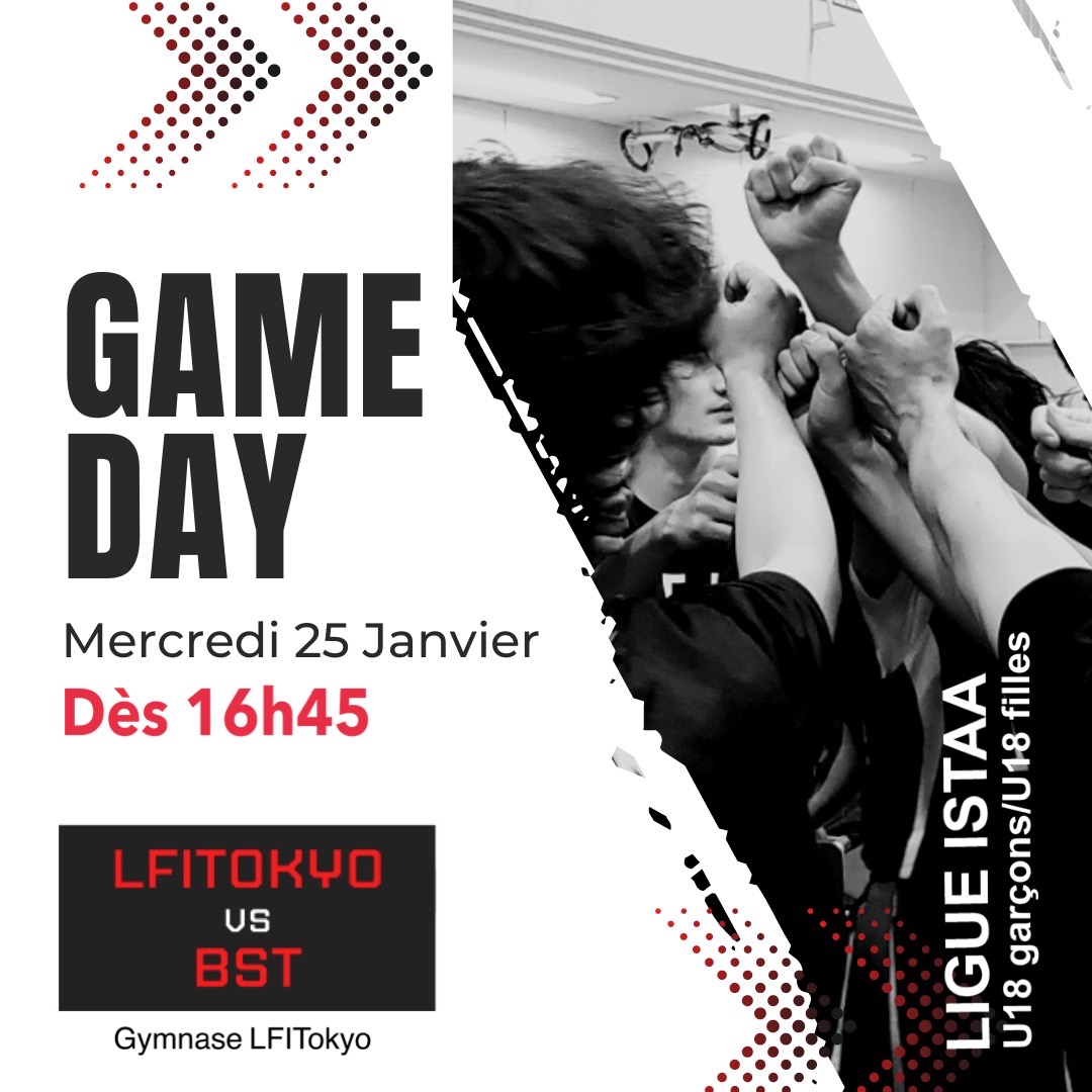 lfitokyo's tweet image. VENEZ #ENCOURAGER #LEQUIPE DE #BASKET DU #LFITOKYO 🏀🏀🏀

#Où : #gymnase du #lycéefrançaisinternational de #Tokyo

#Quand : mercredi 25 janvier 2023 à partir de 16h45

Nous vous attendons nombreux !

#頑張ってください !

@aefeinfo 
@FLTfapee 
@ambafrancejp 
@AEFEAP