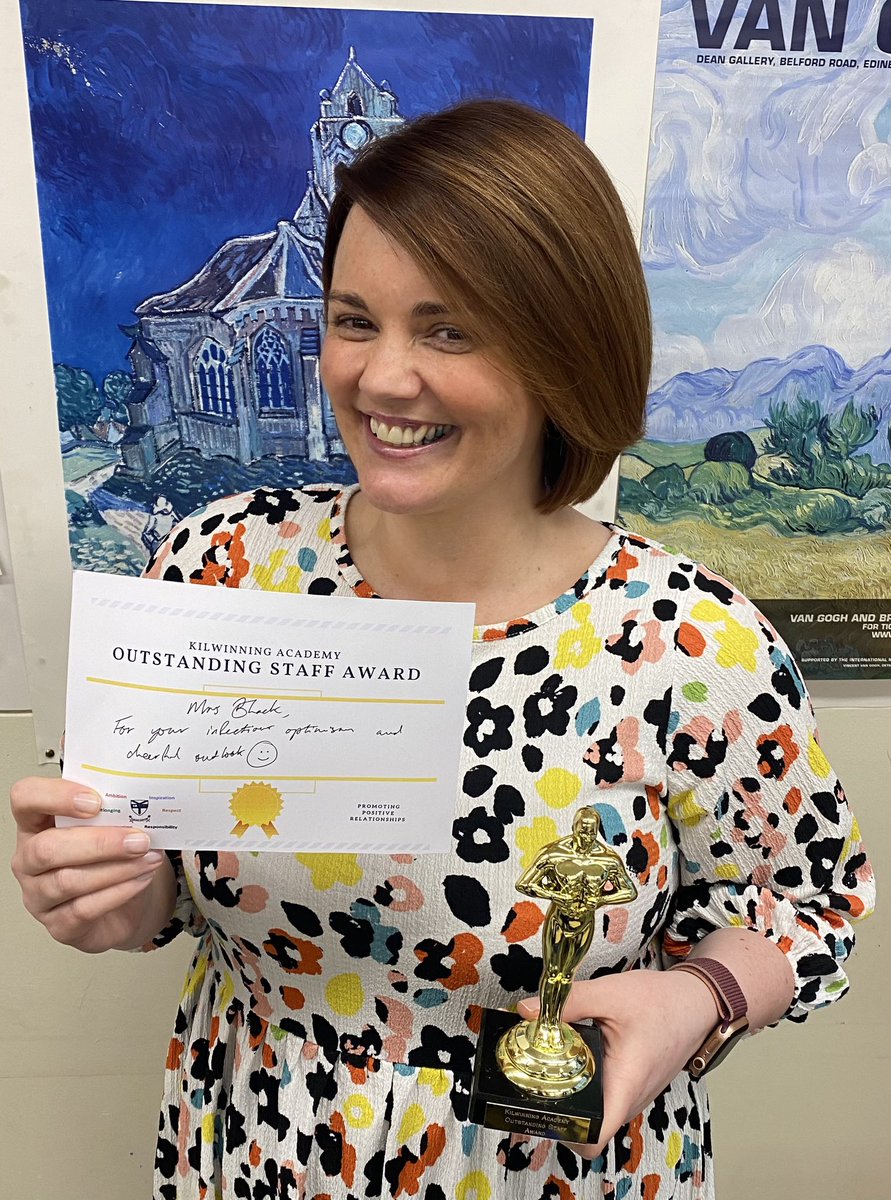 KilwAcad ArtTech (@kilwacadarttech) on Twitter photo Mrs Black is the latest recipient of the Kilwinning Academy Staff Award! Who will be next…👀🌟💫 <a href="/Kilwinning_Acad/">Kilwinning Academy</a> Mrs Black is the latest recipient of the Kilwinning Academy Staff Award! Who will be next…👀🌟💫 <a href="/Kilwinning_Acad/">Kilwinning Academy</a>