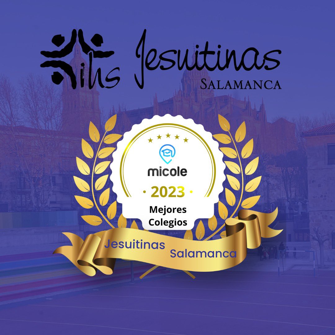 JesuitinaSa's tweet photo. 🏆 ¡Estamos emocionados de compartir nuestra excelencia educativa! Según la plataforma @micoleoficial somos uno de los mejores colegios de 2023. 

🎯¡Hemos sido seleccionados entre más de 22,000 centros educativos.
#SomosJesuitinas #MejorColegio2023 #Colegio #Salamanca https://t.co/X8A6s85rw4