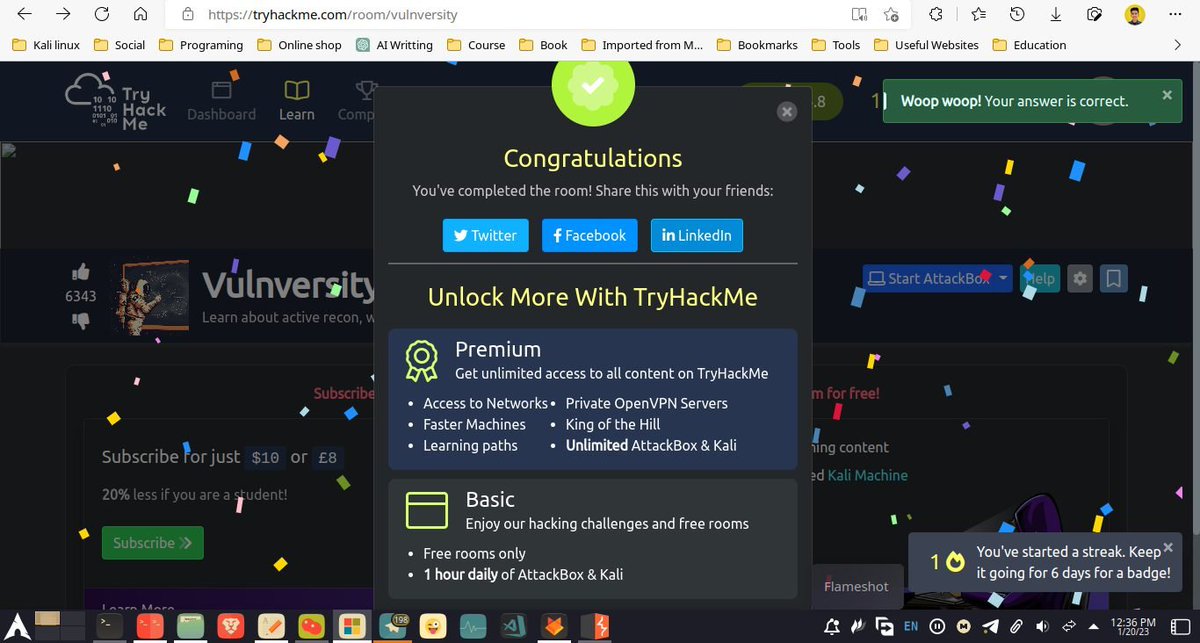 sany4sec's tweet image. Vulnversity - Hacked by me🛡️
I have just completed this room!
My tryhackme profile: tryhackme.com/p/rabiussany20…
Check it out: tryhackme.com/room/vulnversi… #tryhackme #recon #privesc #webappsec #video #vulnversity via
#realtryhackme