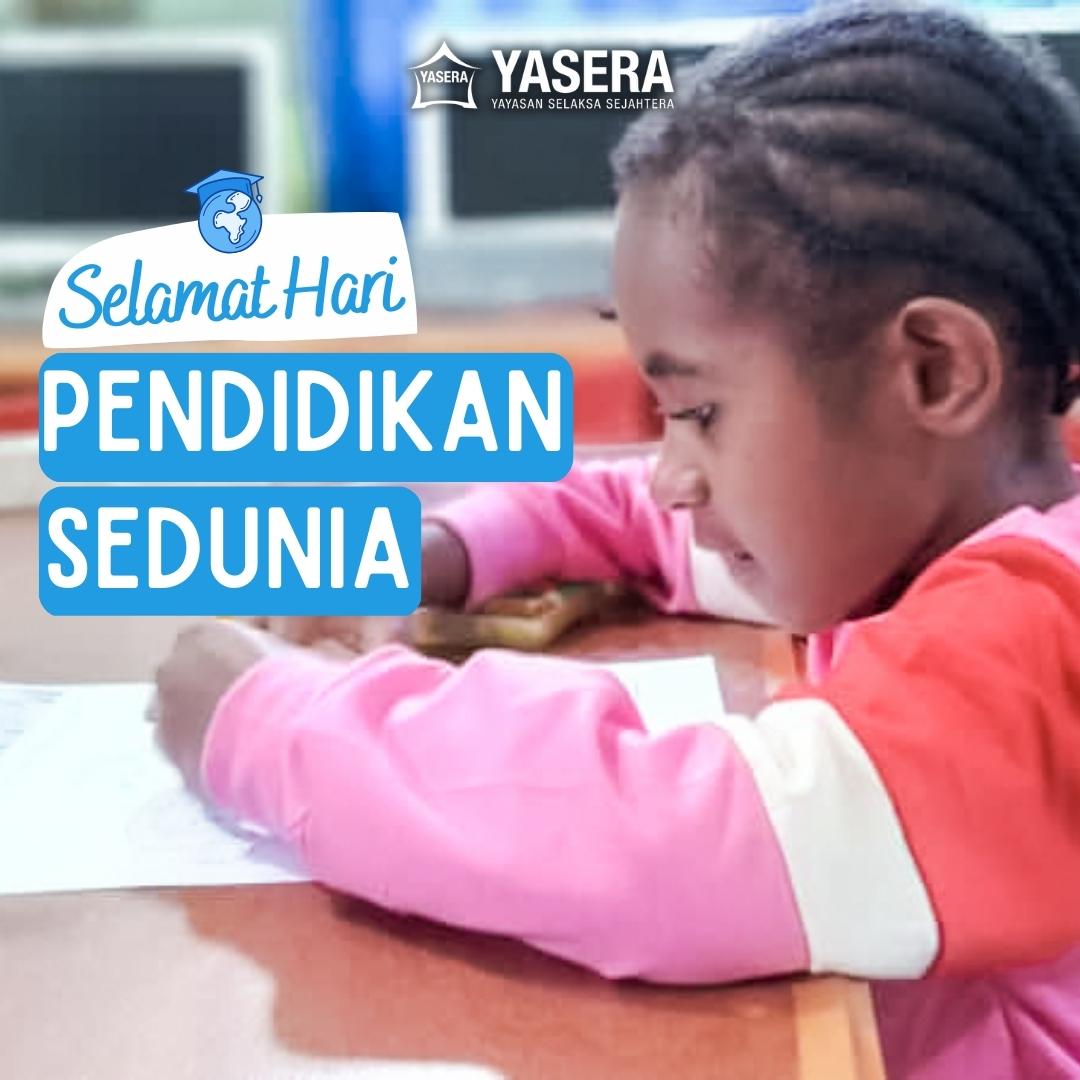 yaseraindo's tweet photo. Selamat Hari Pendidikan Sedunia.

#internationaldayofeducation #education #educationmatters #educational #edukasi #pendidikan  #Yasera #yayasanselaksasejahtera #yaseraoffic https://t.co/fceaCeTajJ