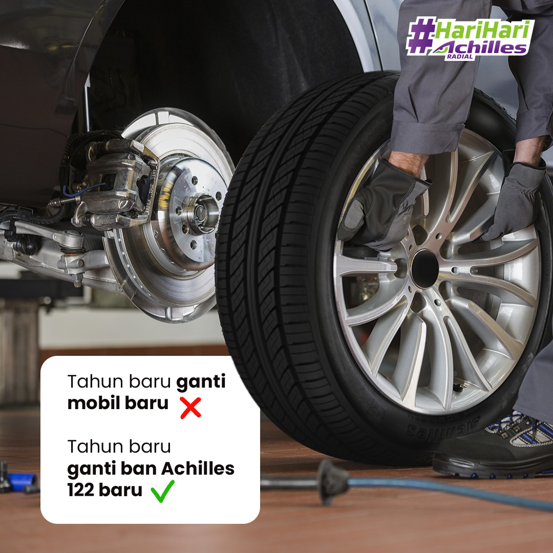 Jangan lupa ganti ban ya #AchillesFriends

#AchillesRadial
#TireYouCanTrust
#HariHariAchilles