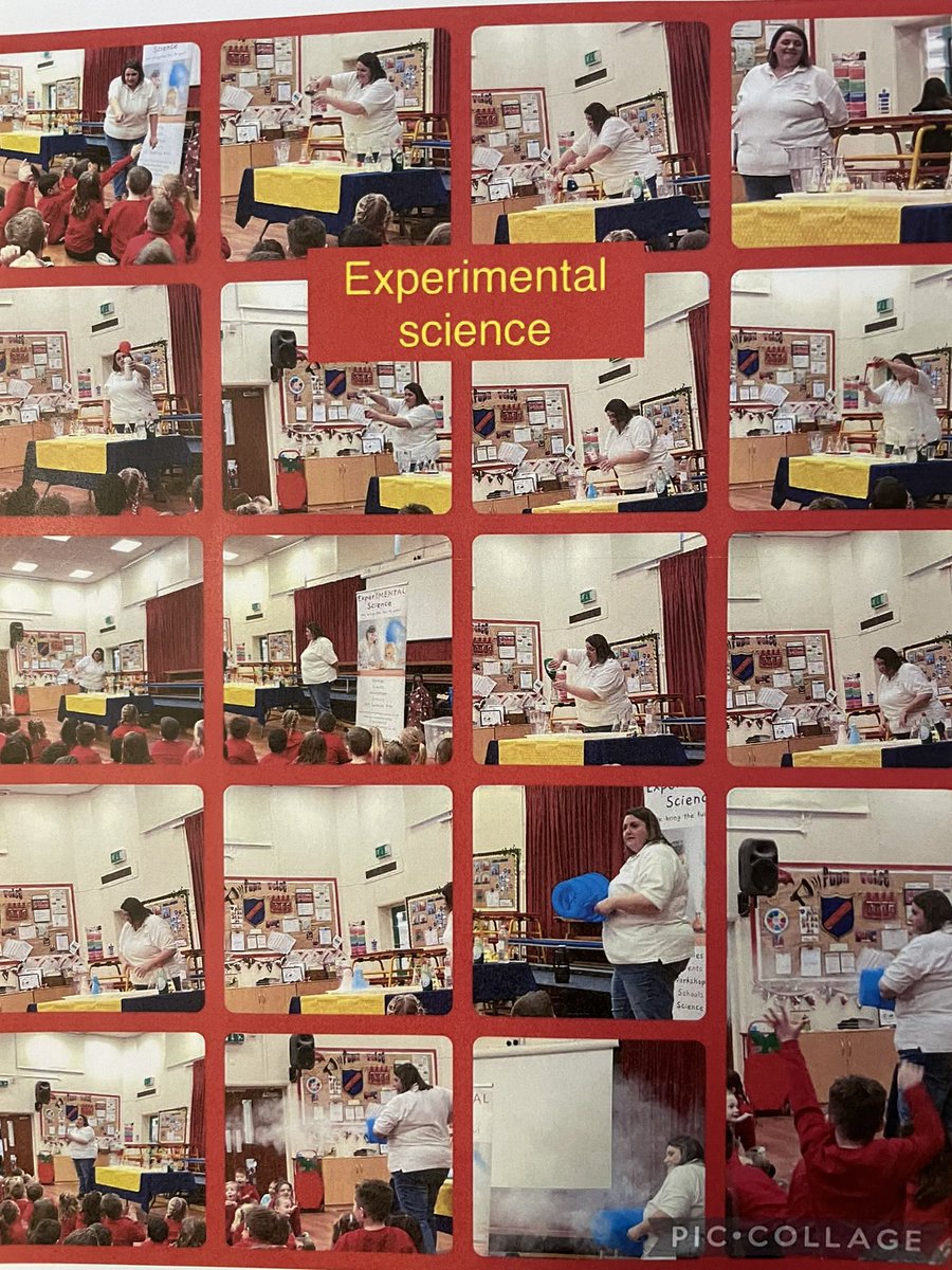 Diolch Experimental Science for our wonderful Science assembly. We were very excited and thoroughly enjoyed it.