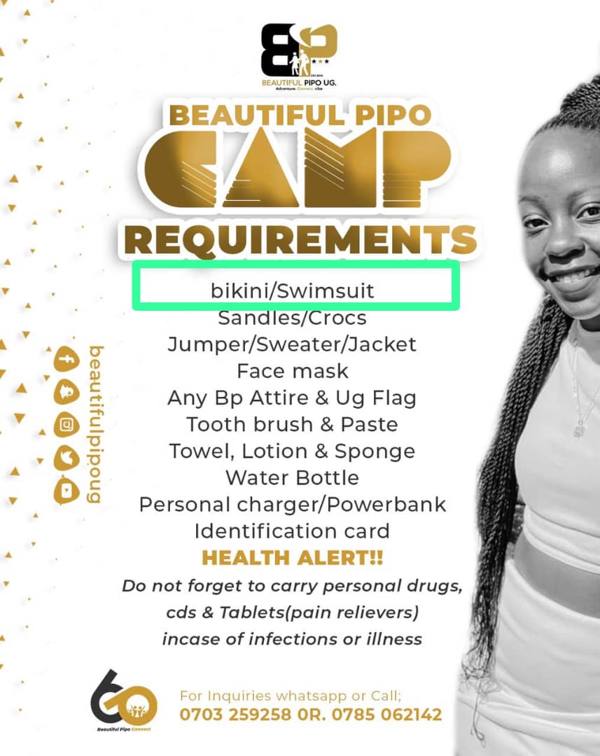 Requirements you should carry 

#Beautifulpipo