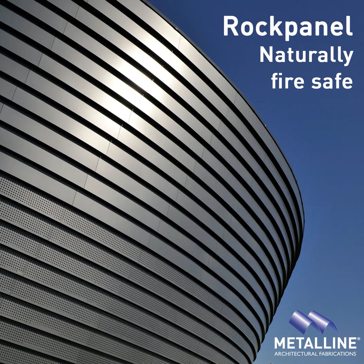 MetallineUK's tweet image. Rockpanel…..Naturally Fire Safe. Combining the volcanic rock with other recycled material makes the Rockpanel cladding products naturally firesafe, durable and recyclable - metalline.co.uk/product/rockpa… 

#firerated #noncombustiblecladding #architecturalcladding #fireresilientcladding