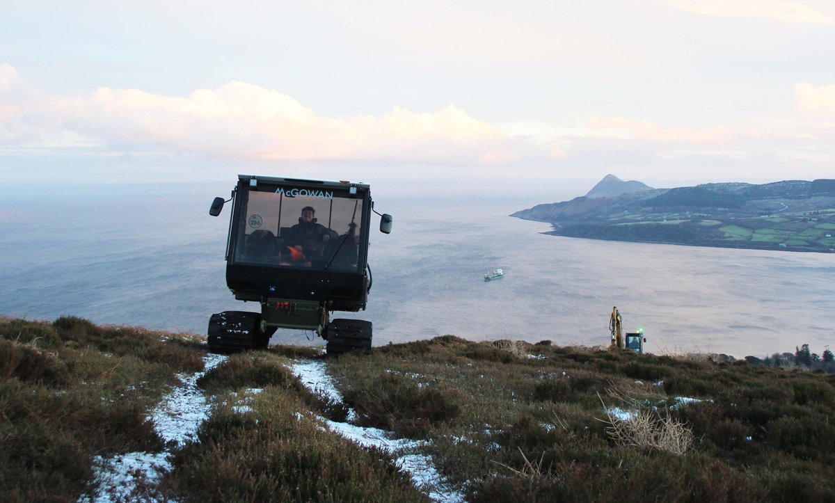 Proud to assist @N_T_S on Arran on vital peatland restoration, which forms a core part of our business. This project highlights the diversity of landscapes McGowans has the privilege of working in. Sam Hesling Environmental Engineering Contracts Manager Pic:Arran Ranger Service