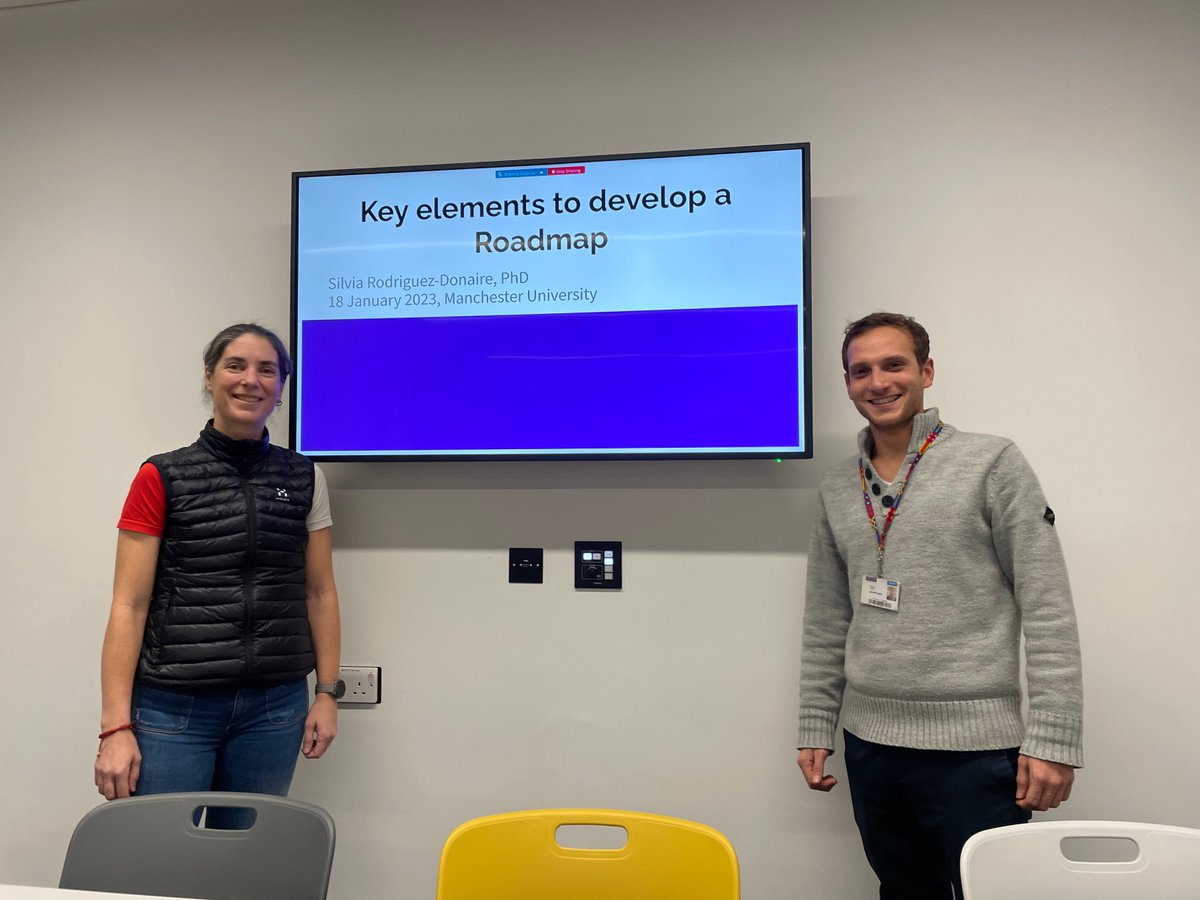 The other day, Silvia Rodríguez-Donaire, an academic visitor from the Universitat Oberta de Catalunya, gave us a presentation on roadmaps. We have the pleasure of hosting her at Manchester for 4 weeks!
#VLEO #roadmaps #UoM #UOC #DISCOVERER