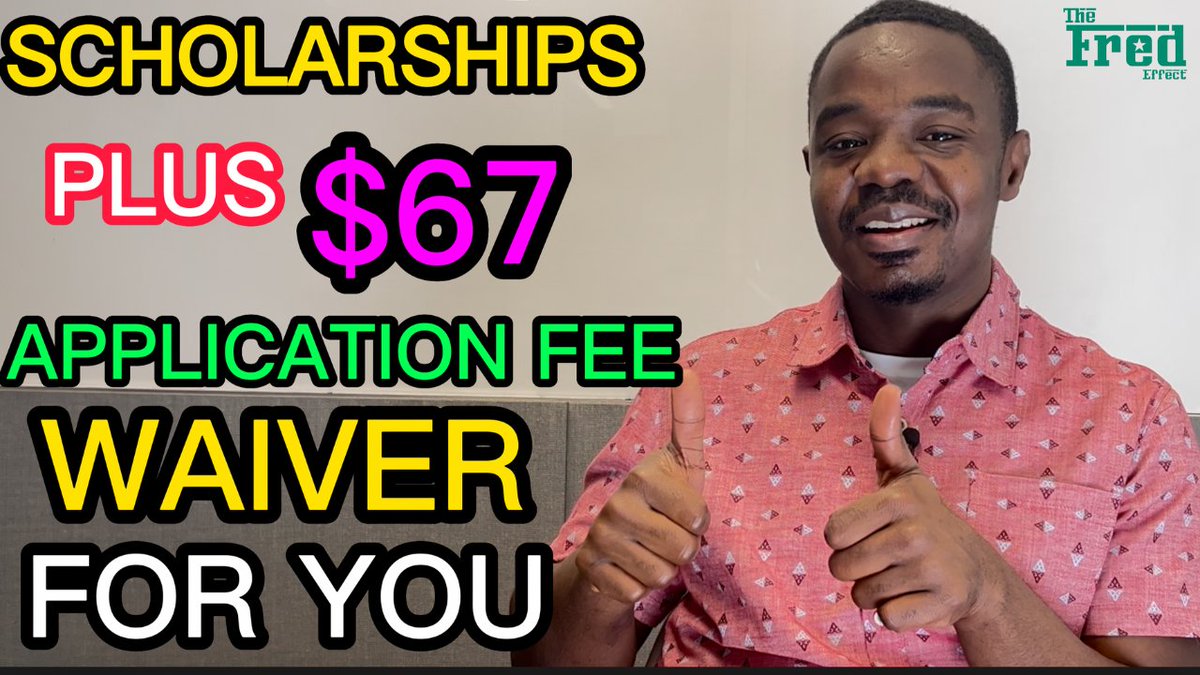 MrPhr3d's tweet photo. With a low CGPA/HND, gain ADMISSION + SCHOLARSHIP without an application fee. This @YouTube video explains:  https://t.co/RT2krR6Jxq https://t.co/VfUGjc33UE