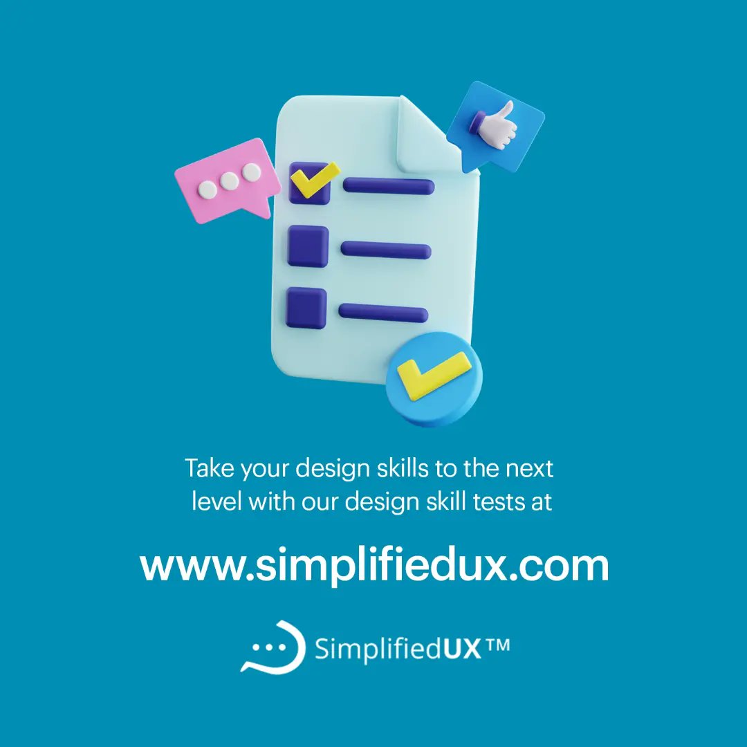_simplifiedux's tweet image. Do you love these tips we&apos;ve given you, then follow us for more of these. 

Test your design skills at chillingdesign.com🤗

#uiux
#simplifiedux
#uiuxdesign
