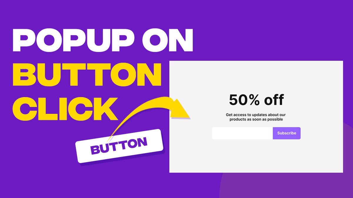 thewpbro's tweet photo. Popups are an amazing way to capture user input and keep them engaged with your content. This tutorial will show you how to create a popup on button click in WordPress using the Hustle WordPress plugin

Watch - https://t.co/XNKe1jAklg

#WordPress #WebDesign https://t.co/OToj23PkJM