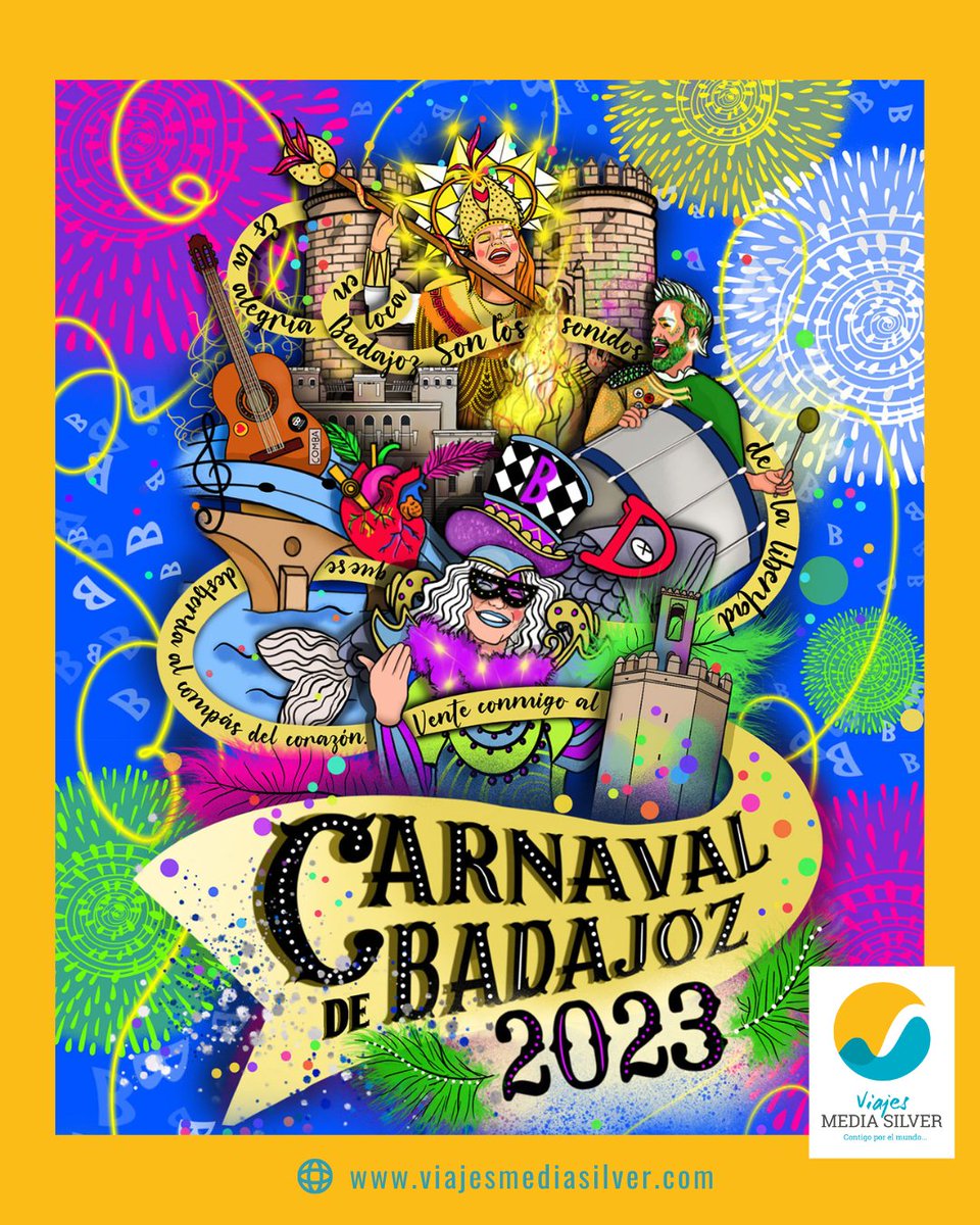 ¡CARNAVAL EN BADAJOZ!

SALIDA 17 de FEBRERO (3 días / 2 noches)

Ven a disfrutar de uno de los tres mejores carnavales y más populares y participativos que hay en España. 

Contacta con nosotros 🙂