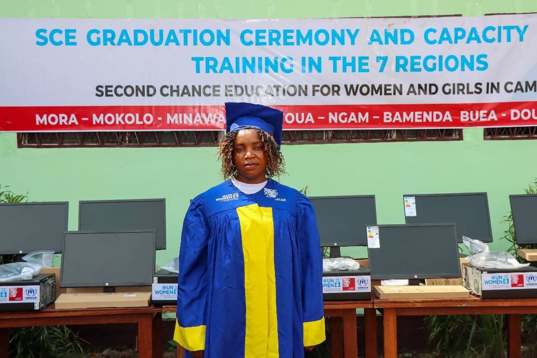 unwomengeneva's tweet photo. On this #EducationDay we congratulate our recent 100 graduates from #Buea & #Douala in Cameroon.
Since 2018, #UNWomen has been implementing the #SCEProgram to give women who have missed out on education a second chance.
#GenderEquality #SecondChance #UNWomen https://t.co/qxjNxtR1KC