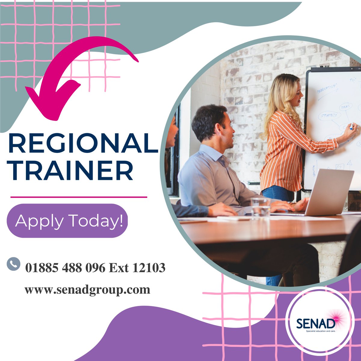 HEAD OFFICE – Regional Trainer (Coventry Based)
In this unique and varied role, you will provide training and induction programmes across multiple locations .
Apply today at: senadgroup.com/senadjobs/head…