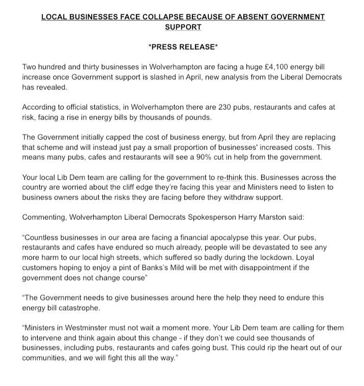 Wolverhampton Liberal Democrats tweet media