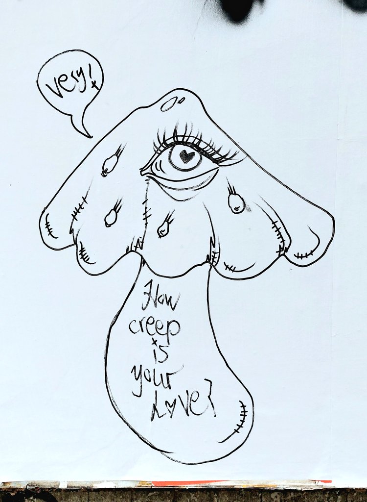 Plakatfund. Nice.

#Duesseldorf #Flingern #urbanart #grafgittiart  <a href="/creepkollektiv/">Creepkollektiv</a> #love #Creepkollektiv