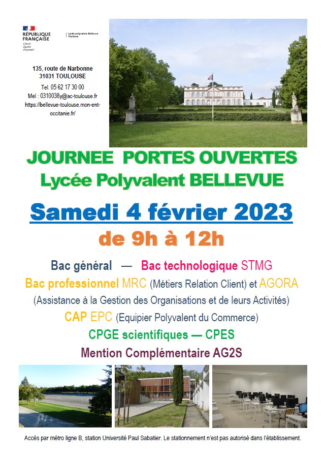 Lycée Bellevue tweet media