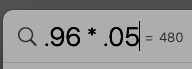 dwardt's tweet photo. @DanHollick I was today years old when I realized the mac Spotlight calculations don't output it that way 🙈 that is the reason why I was so confused the whole time. https://t.co/ZbaMz32ssz