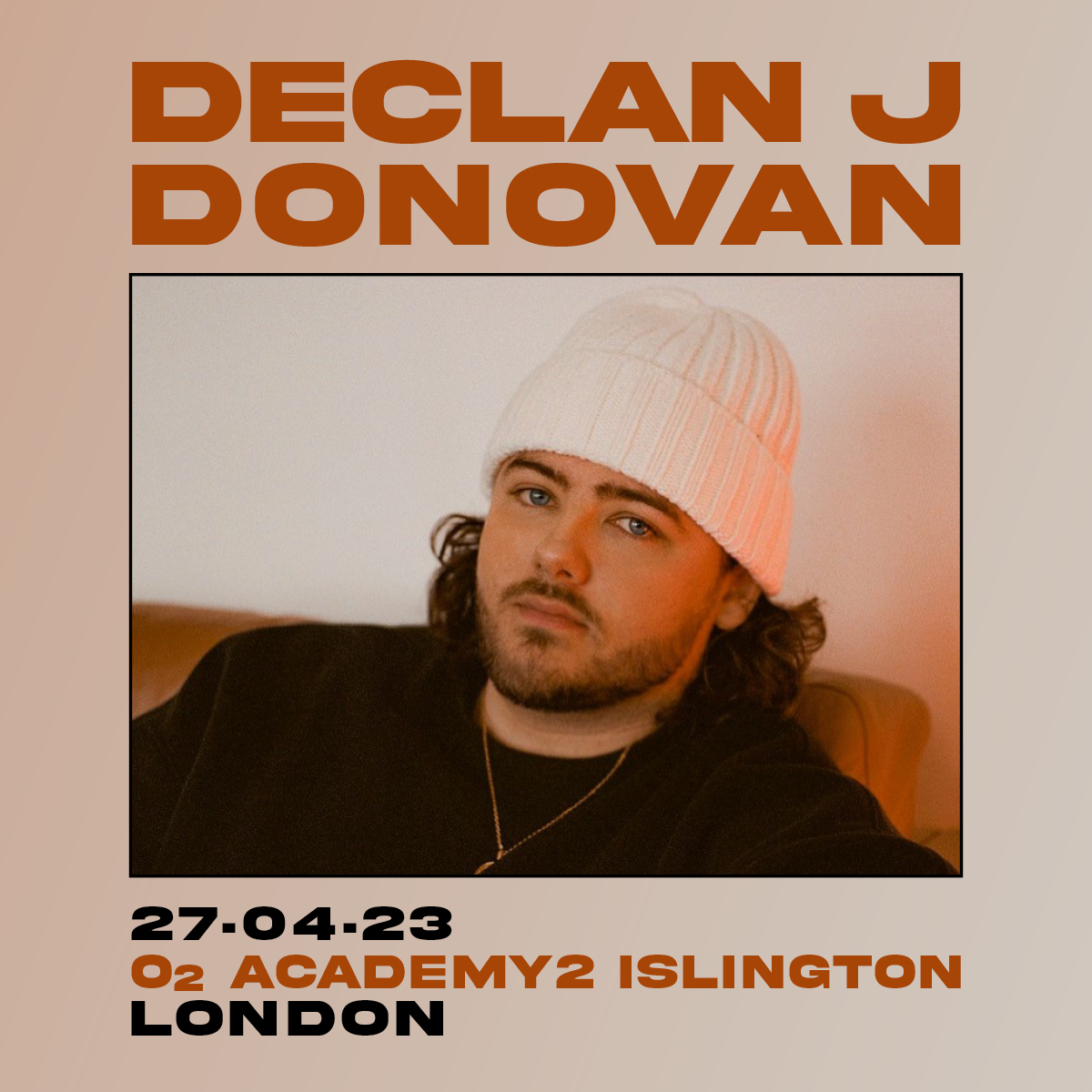 We can't wait to welcome <a href="/declanjdonovan/">Declan J Donovan</a> right here on Thu 27 Apr! Priority Tickets on sale tomorrow, Wed 25 Jan at 10am and Fri 27 Jan at 10am via <a href="/TicketmasterUK/">ticketmasteruk</a> #O2Priority #DeclanJDonovan