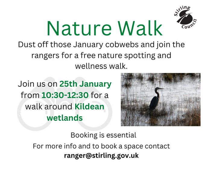 Stirling Council on Twitter "Reminder that our Greenspace Rangers are