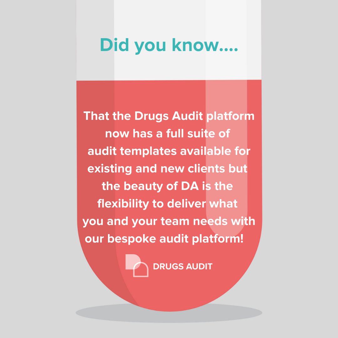 DrugsAudit's tweet image. Our audit platform is great if you are using an audit template we have in our suite of options. Or if you need something a bit more specific to you and your teams requirements we will build your audits the way you NEED them
#medicationsafety #auditperfection #simplesolution