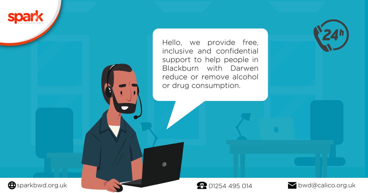 At Spark, we provide free inclusive specialist support around #drugs and #alcohol. Whether this is learning to manage your consumption or empowering you to live in sobriety, all our services are completely confidential and built around your individual needs.