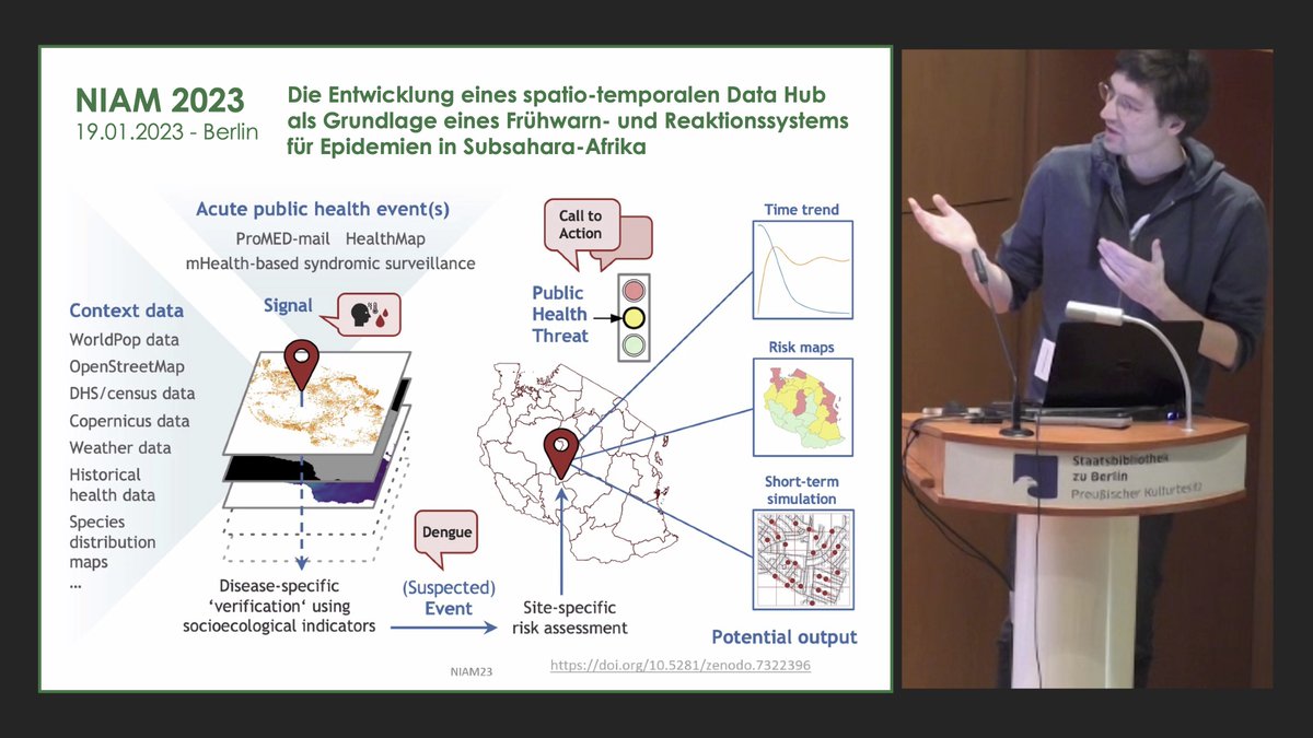 EsidaNetwork's tweet image. News-Infographics-Analytics-Maps:
Last week #ESIDA presented its #DataHub as the basis for digital #OutbreakMaps at #NIAM23 @dgfk_net!
Congratulations @stroebjo and @mars_group_haw on the exciting talk! 🙌
You can find all contributions (German) here soon: news-infographics-analytics-maps.media/index.html