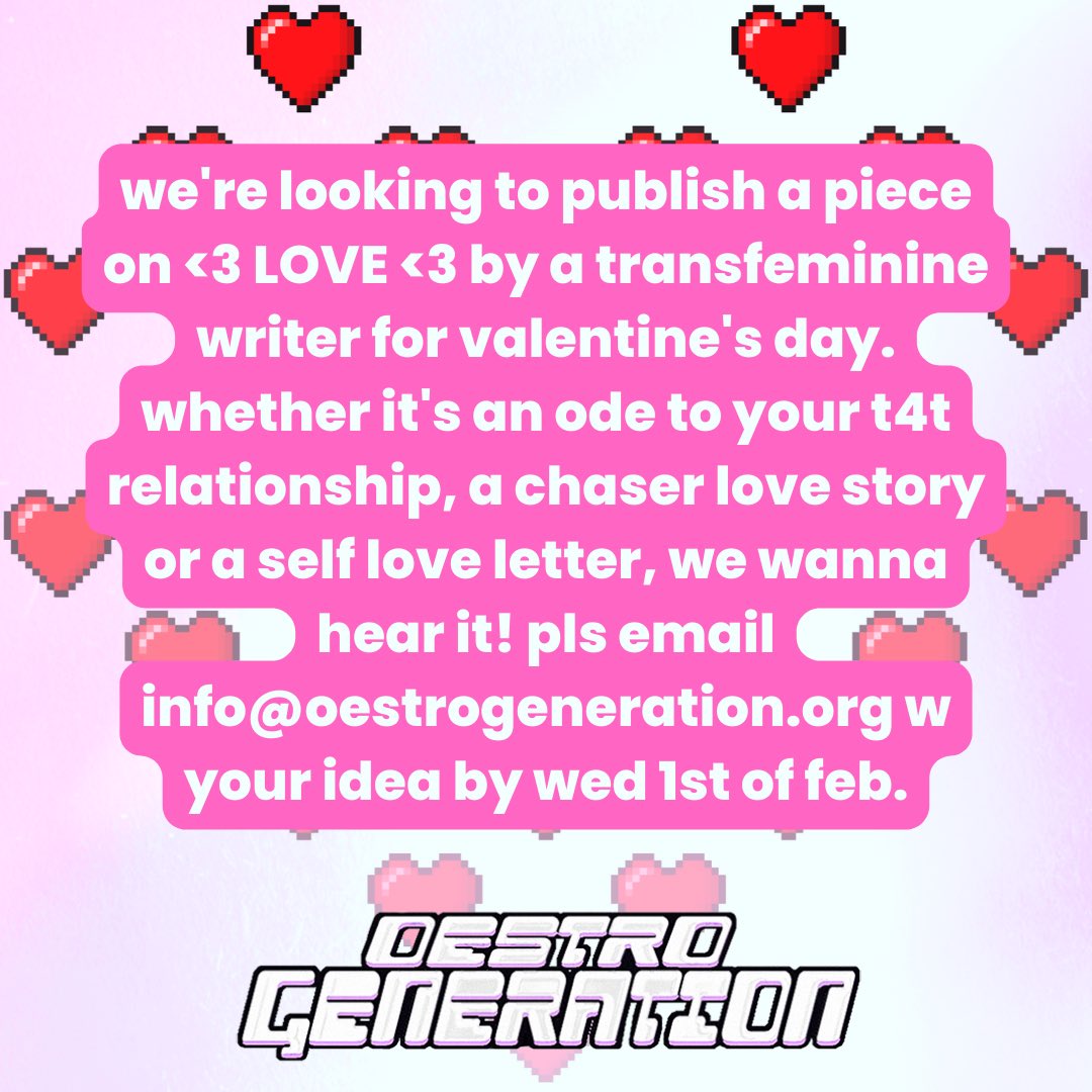 send us your pitches on LOVE 💖💗💞💘💓💕