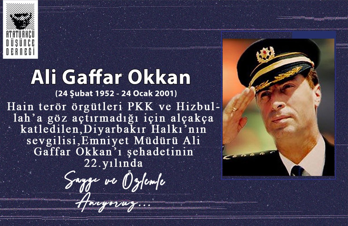 Saygıyla…

#AliGaffarOkkan