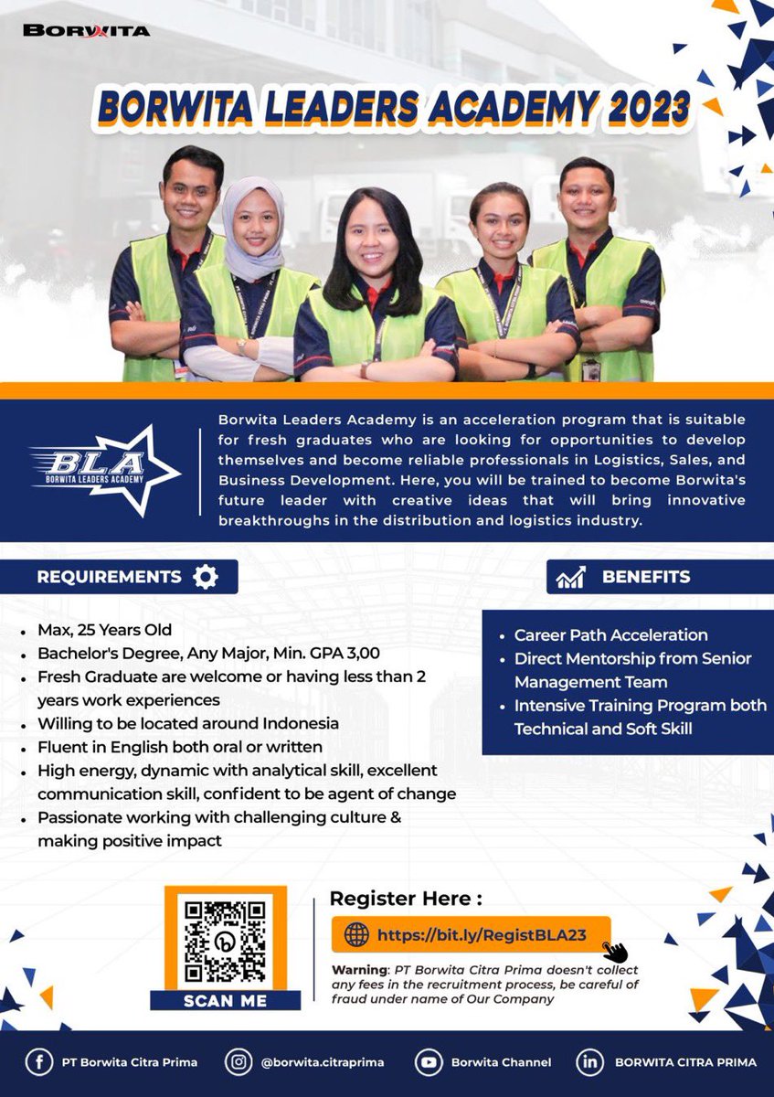 Work Now, Rich Later on Twitter "LokerPam Borwita Leaders Academy