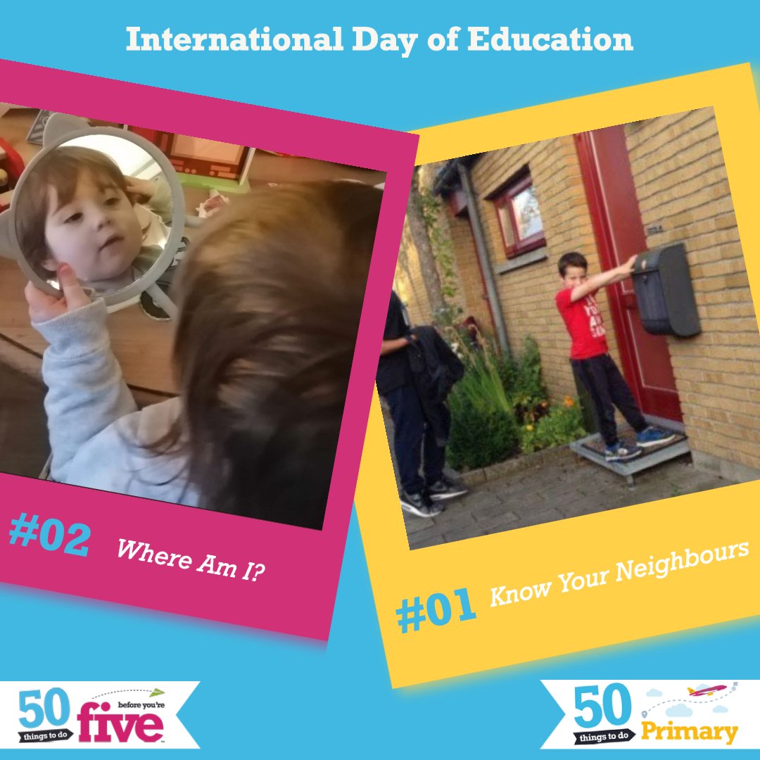 50TTDBradford's tweet photo. #InternationalDayOfEducation
Education is about learning many different skills. Communication skills such as language learning are important for both under fives and 5-11-year-olds.
Why not try our apps' activities, #02WhereAmI? and #01KnowYourNeighbours ?
https://t.co/c31feTjPX3 https://t.co/EHDyyFXW2j