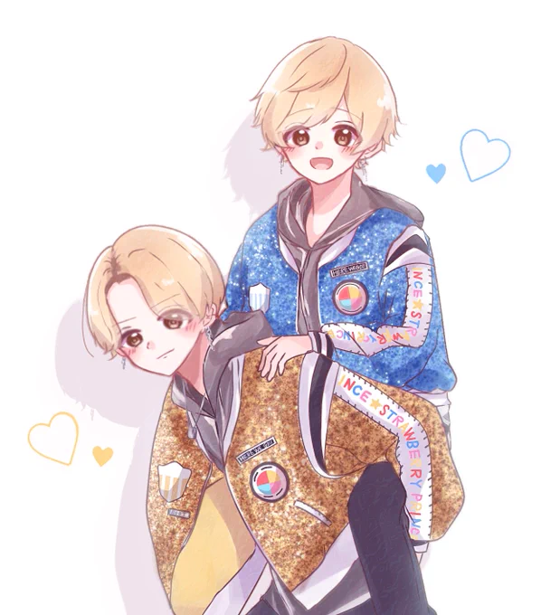 おんぶ可愛い…!!!#すとぷりギャラリー #るぅとくん #ころんくん 