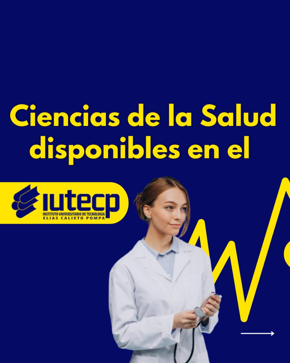 IUTECPVE's tweet photo. ¿Te interesan las ciencias de la salud?💉

¿Aún estás buscando una carrera universitaria para estudiar?📚

IUTECP tiene las mejores 2 opciones para ti y distintas especialidades que puedes realizar.

-Enfermería
-Fisioterapia https://t.co/VQMENcvDSP