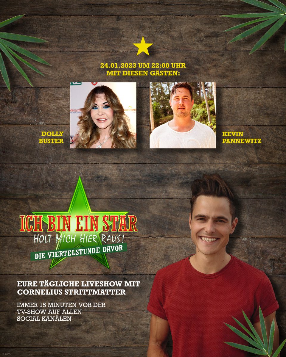 RTL_com's tweet photo. Weiter geht die wilde Fahrt 🥳 Freut euch auf die heutigen Gäste in "Die Viertelstunde davor": Dolly Buster und Kevin Pannewitz 🙌 Um 22:00 Uhr auf allen #IBES Social Kanälen.🤩 #IBESDVD https://t.co/1ykmaSQzy0