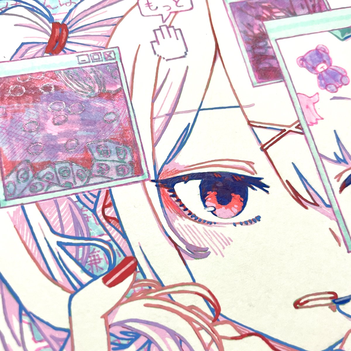アナログで描きました 実在します
#NEEDY_pic 