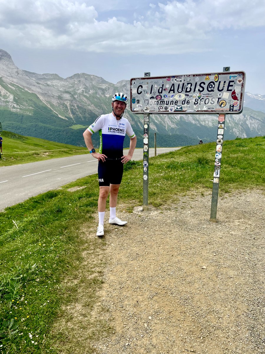 Throwback to summer 2022 at the summit of the Col d’Aubisque in the Pyrenees #goodtimes