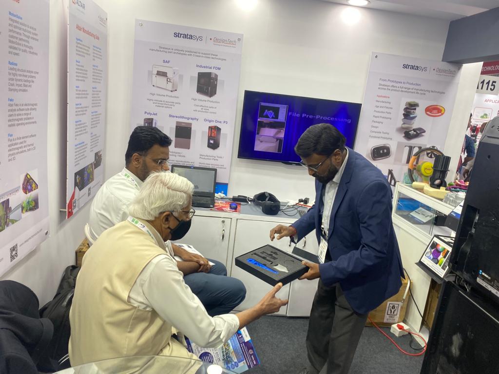 DesignTechSys's tweet image. Seeing is believing. Exploring new possibilities in Color, Finish and Materials with Stratasys 3D Printed Solutions at DesignTech Systems Hall 1B, Stall No. A115 IMTEX 2023
#imtex2023 #stratasys #DesignTechSys #3dprinting