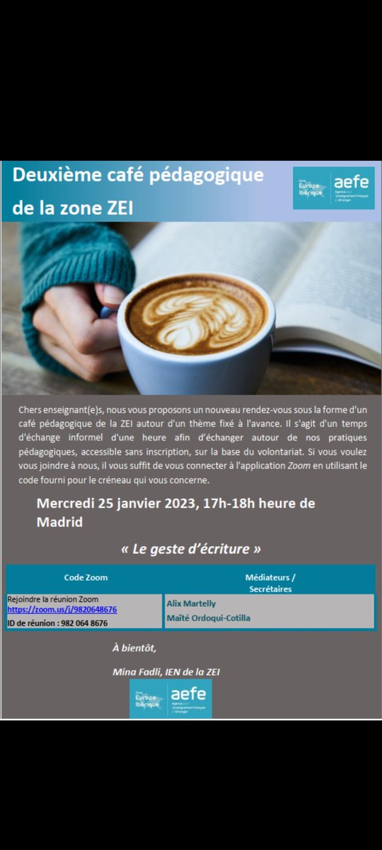 AEFE Zone Europe Ibérique tweet media