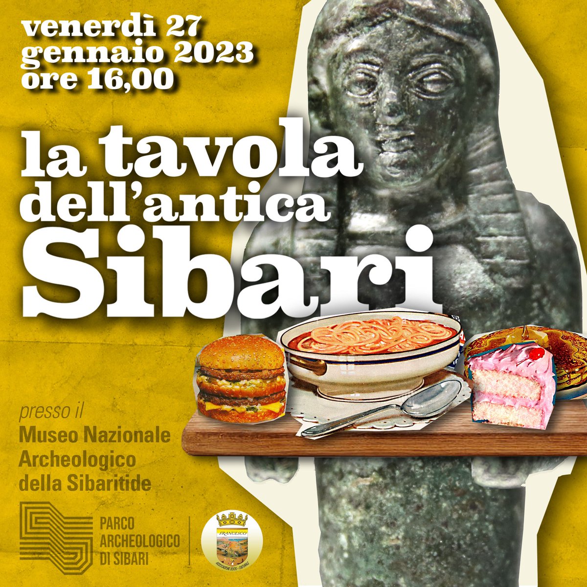 La tavola dell'antica Sibari è un approfondimento con digressioni archeologiche, storiche, letterarie e dimostrazioni pratiche su Sibari e i suoi eccessi. Info e prenotazioni: luigideblasi13@virgilio.it 3280337378 Approfondisci: facebook.com/10006906145667…