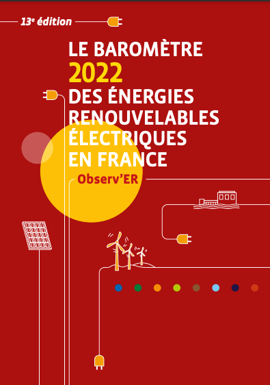 <a href="/Observ_ER/">Observ'ER</a> vient de publier le baromètre des énergies renouvelables électriques 2022, grâce au soutien de l'<a href="/Ademe/">ADEME</a> et la <a href="/FNCCR/">FNCCR</a>. 
Retour sur l'année 2022 en chiffres clés, analyses et interviews 
▶️ tinyurl.com/3p85z2hn
#EnR #baromètre2022