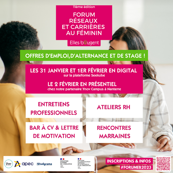EDF agit pour la #mixité💪

👩‍🔧Étudiantes, jeunes diplômées, vous êtes à la recherche d’un #emploi/ #stage/ #alternance ? 

EDF partenaire d'<a href="/Ellesbougent/">Elles bougent</a> affirme que toutes les femmes ont leur place dans nos métiers
Venez découvrir nos métiers passionnants👇⚡️💼
#forumeb