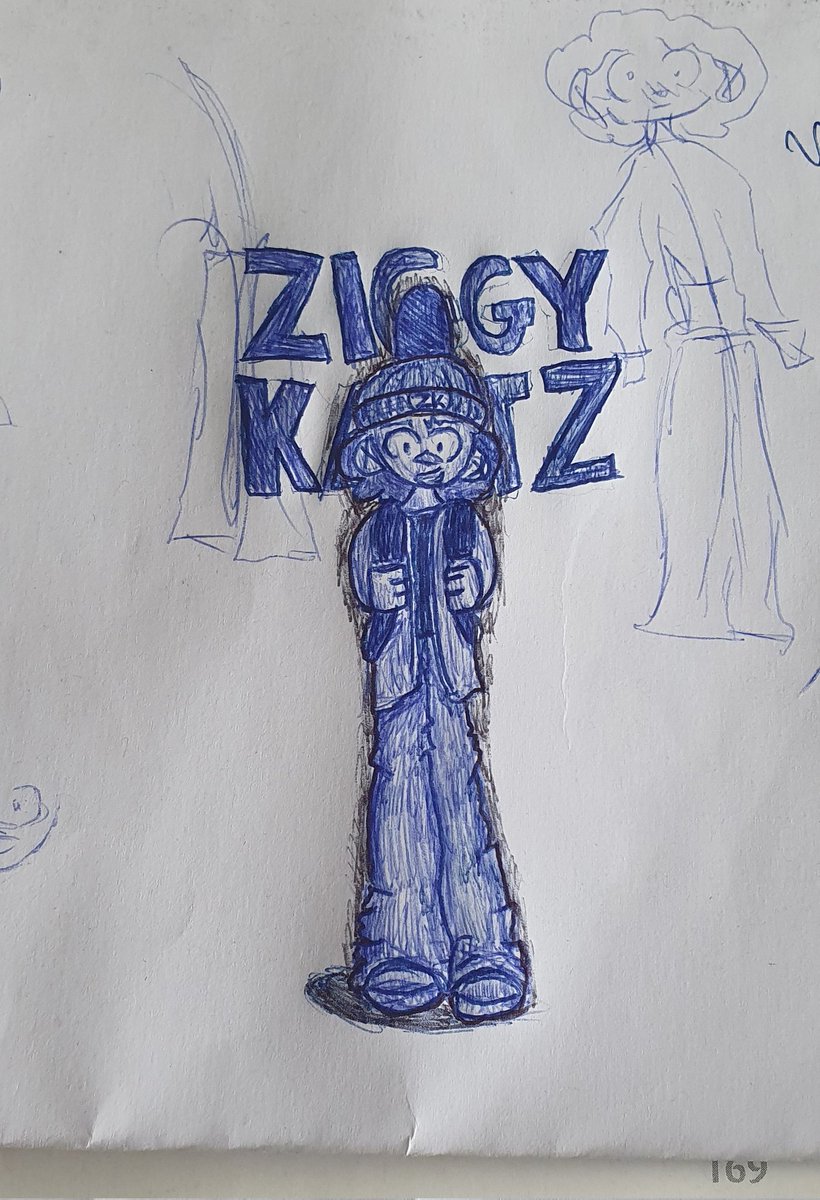ziggy katz doodle during class (still haven't watch wyfstw)