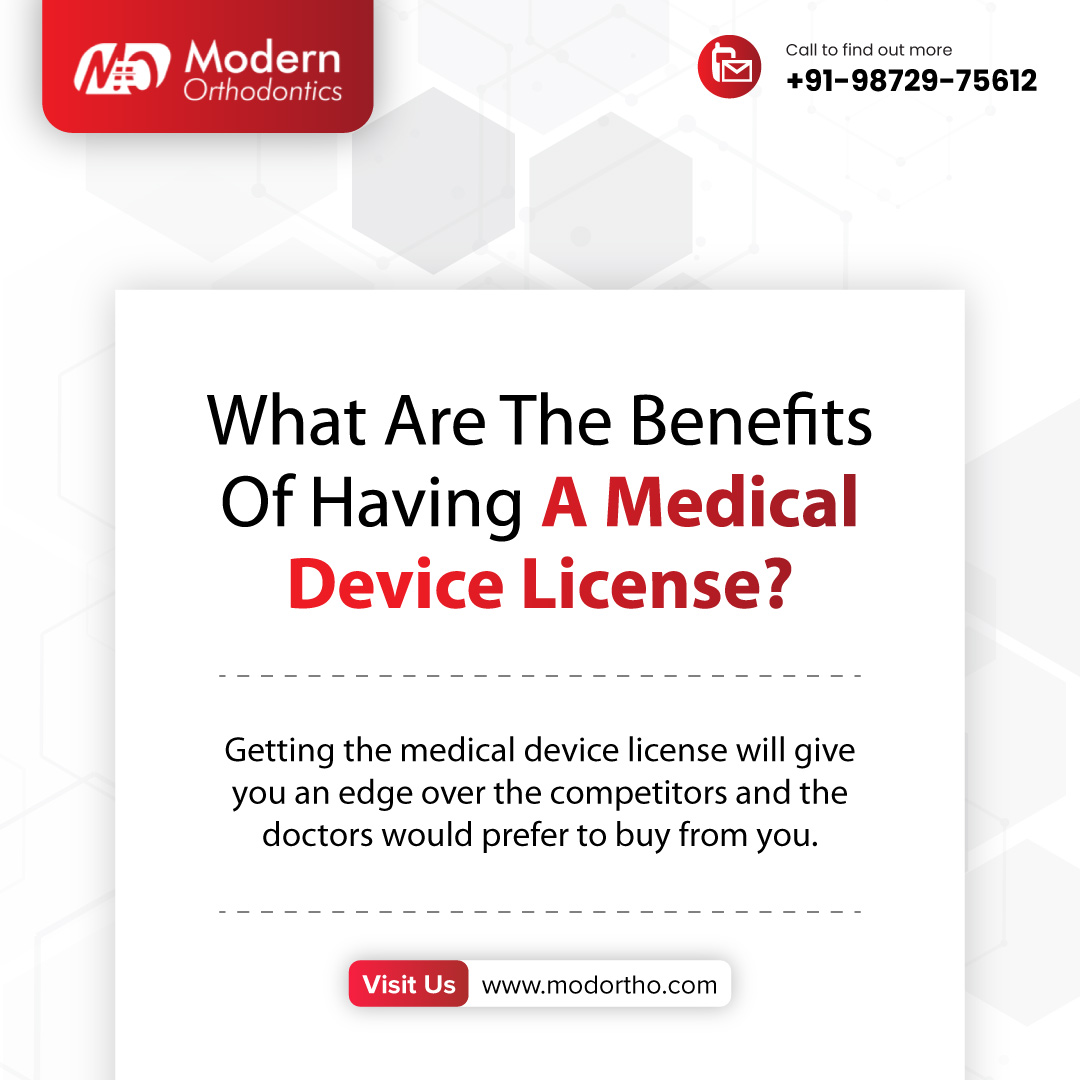 ModOrtho's tweet image. If you are wondering about the benefits of a medical device license, this is for you. 

Got any queries regarding #LicensedMedicalDevices? 
@modern_ortho is here to help. 

#modortho #modernorthodontics #orthodontics #IndianMedicalDevice #medicaldevicelicense