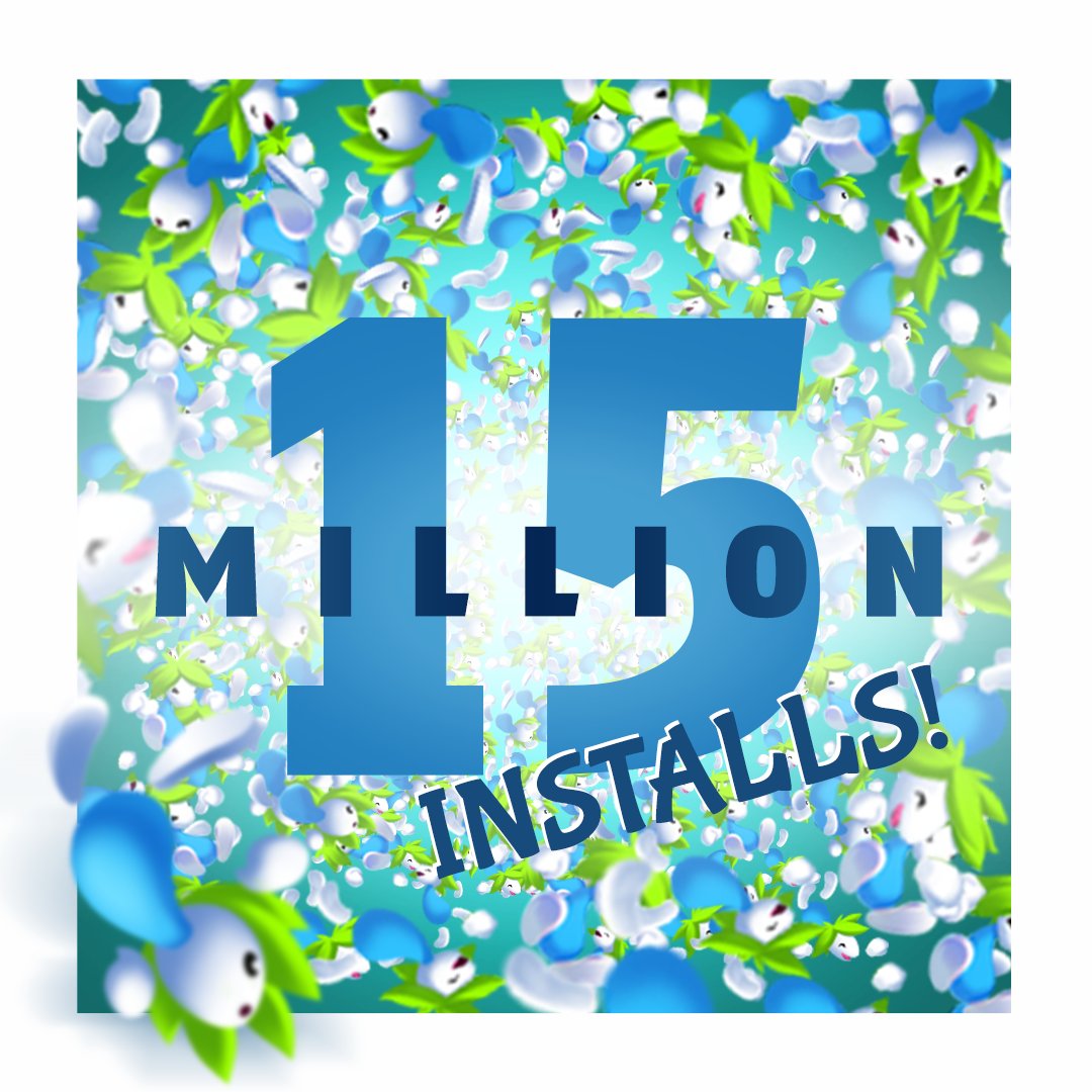 Exient's tweet photo. 15 million installs!💥 What an incredible milestone for our little #Lemmings!

Watch out for next week's newest season.

 #53 #Exient https://t.co/QOdV2YedoD