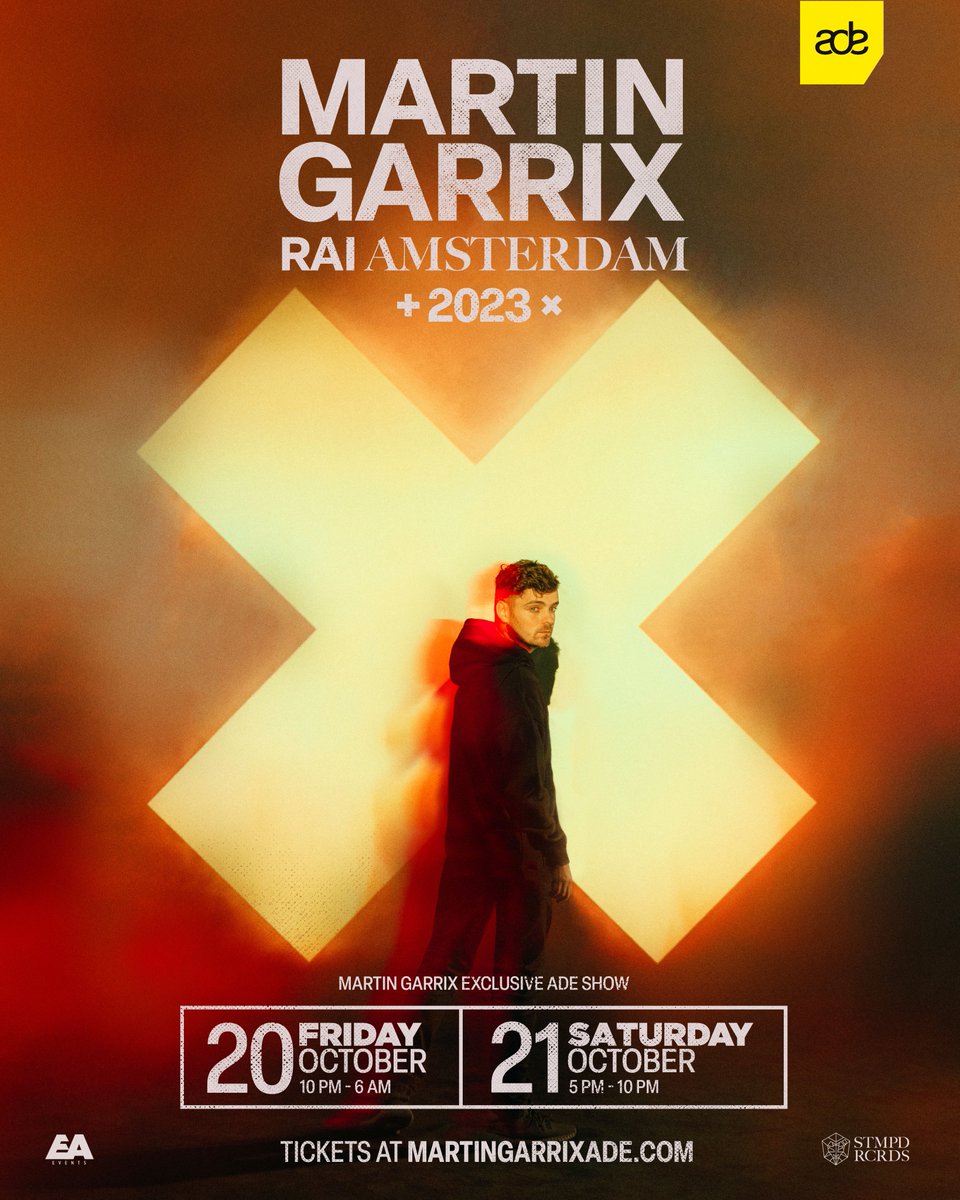 MartinGarrix's tweet image. excited to announce my show at RAI Amsterdam this year!! pre-register for tickets on martingarrixade.com