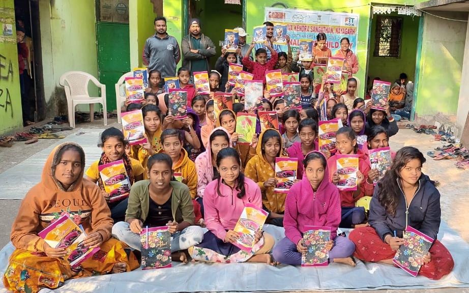 MYBharatHQ's tweet photo. National Girl Child Day was organized by Shri Hari Samajik Sangathan affiliated with Nehru Yuva Kendra Nayagarh (@YuvaNayagarh) in coordination with NYV Niranjan Hota.

#GirlChild #GirlChildDay #NationalGirlChildDay‌_2023 https://t.co/NWb8PEMJ76