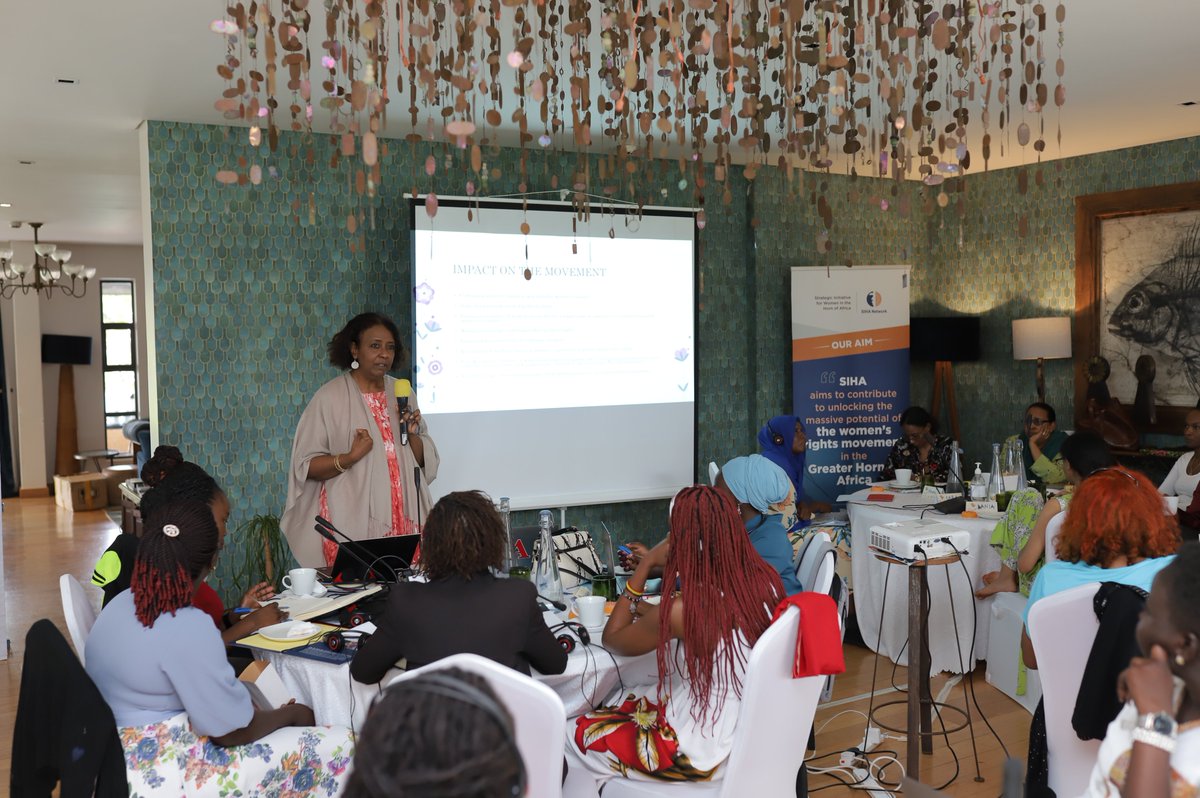 Sihanet's tweet image. 'The NGO-isation of the women's movement needs to stop because it depoliticise women’s rights, and sidelines and weakens grassroot activism,' @Halayalkarib 

#BeAsManyAsYouCan 

@UAFAfrica @Awapsa1 @awdf01 @Vanessistica 
@Nagaad_Network @iReelMuaz @MercyOwuor2 @musawah @acfode