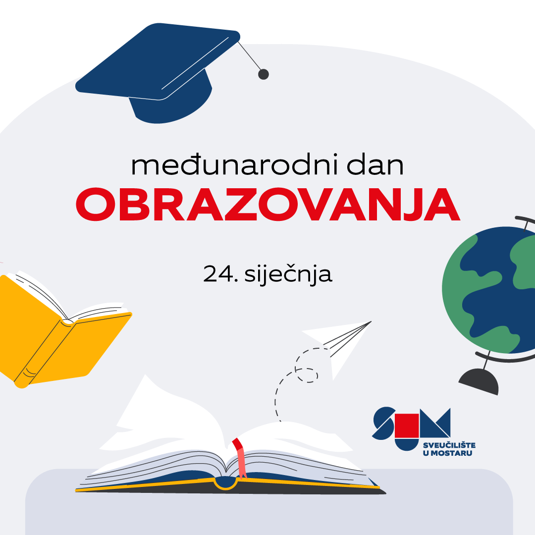 🎓"Obrazovanje je zlatni ključ slobode." G. W. Carver

🏫 Svim obrazovnim institucijama i djelatnicima čestitamo današnji dan!

📚 Međunarodni dan obrazovanja ističe i promiče bitnu ulogu obrazovanja u ljudskom i društvenom razvoju.