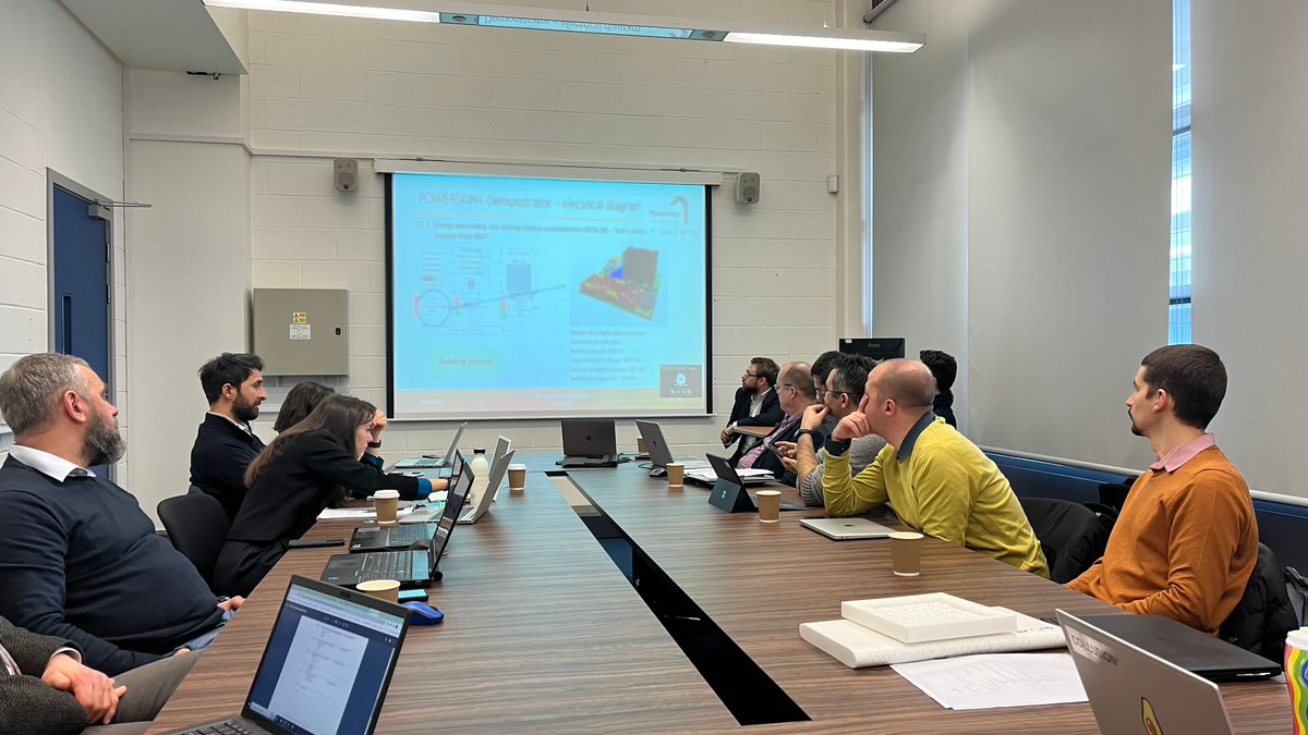 PowerskinPlus's tweet photo. The 9th General Assembly Meeting of the #powerskinplus partners was held at Brunel University London (@Bruneluni) on the 20th of January. The meeting started with a warm welcome from the project coordinator Jorge Corker and followed up with presentations of each work package. https://t.co/ijjub8MIvc